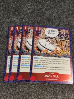 4x Moby Dick OP16-021 R Foil OP16 The Time of Battle One Piece NM - Image 1