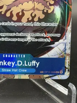 Monkey.D.Luffy OP11-058 TR - Carrying On His Will (OP13) NM - Image 5