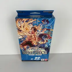 One Piece Blue Starter Deck 22 Ace & Newgate ST-22 Bonus Pack Included New - Image 2