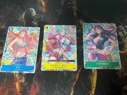 One Piece Cards Event 2025 Promo Card Robin, Nami, Bonney - 3 Set P-111~113 JP - Image 1