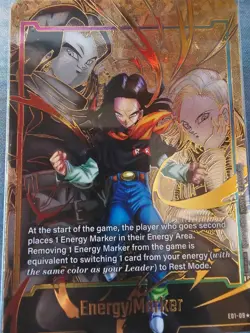 Android 17 Energy Marker Gold E01-09* Dragon Ball Super Card Game Fusion World - Image 1