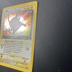 NM Dark Raichu 83/82 1st Edition Holo - Pokemon Team Rocket Swirl Above Head - Image 4