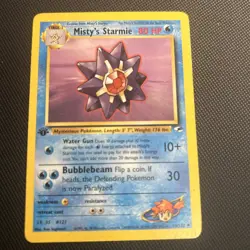 2000 Pokemon Gym Heroes 1st Edition 56/132 Misty's Starmie - Image 1