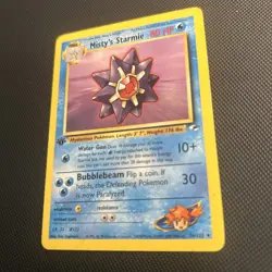 2000 Pokemon Gym Heroes 1st Edition 56/132 Misty's Starmie - Image 3