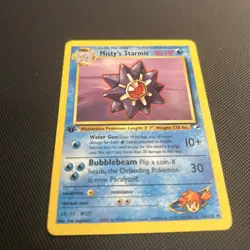 2000 Pokemon Gym Heroes 1st Edition 56/132 Misty's Starmie - Image 4