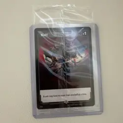 SEALED Riot Exclusive Riftbound Fist Bump Buff Double Sided Promo Card - Image 2