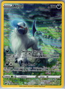 Absol GG16/GG70 SWSH: Crown Zenith: Galarian Gallery - Pokemon Card - NM - Image 1