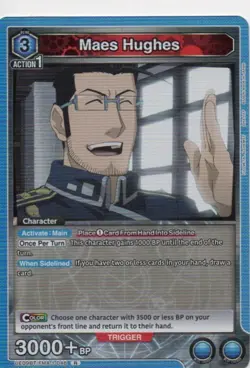 Union Arena TCG - Full Metal Alchemist - Maes Hughes #046 Foil - Image 1