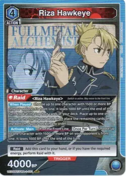 Union Arena TCG - Full Metal Alchemist - Riza Hawkeye SR #051 Foil - Image 1