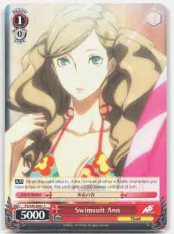 Swimsuit Ann C Normal Persona 5 Weiss Schwarz P5/S45-E067 C LP - Image 1