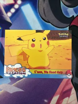 C'mon, We Need Help Pokemon Topps Pikachu's Vacation #53 - Image 1