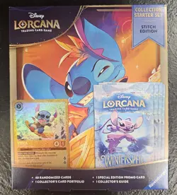 Disney Lorcana Winterspell Collection Starter Set Stitch Edition FACTORY SEALED! - Image 1