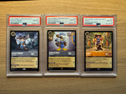 Disney Lorcana - Musketeer Promo Set - Goofy Donald Mickey Full Set PSA 10 - Image 1