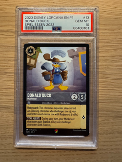 Disney Lorcana - Musketeer Promo Set - Goofy Donald Mickey Full Set PSA 10 - Image 2
