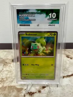 Pokemon SVP 151 Poster Promo Squirtle Bulbasaur Charmander ACE 10 Sequential No. - Image 2