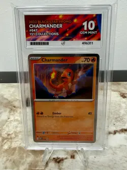 Pokemon SVP 151 Poster Promo Squirtle Bulbasaur Charmander ACE 10 Sequential No. - Image 3
