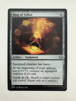 Ring of Valkas MTG Magic the Gathering Card NM Near Mint CMR - Image 1