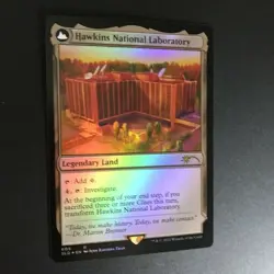 Hawkins National Laboratory The Upside Down FOIL Secret Lair Stranger Things MTG - Image 1