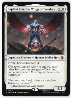 Captain America, Wings of Freedom 10 Marvel Super Heroes - Image 1