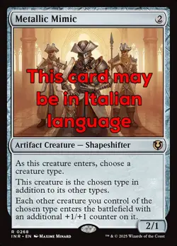 MTG METALLIC MIMIC FOIL EXC - MIMIC METALLICO 268 - INR - MAGIC - Image 1