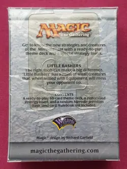Magic The Gathering MIRRODIN LITTLE BASHERS New Sealed Theme Deck MTG - Image 2