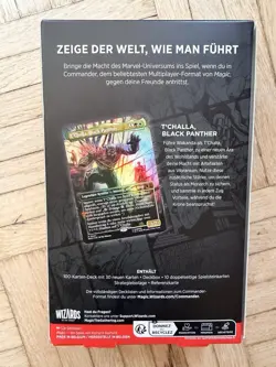 Magic The Gathering Marvel Super Heroes Wakanda Uber Alles Commander Deck Neu - Image 3