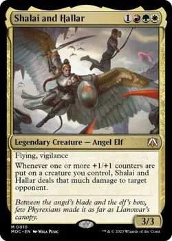 MTG March of the Machine Commander - Shalai and Hallar (Foil) - Image 1