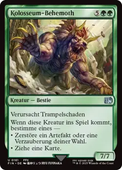 MTG Magic the Gathering Final Fantasy Kolosseum-Behemoth FIN 0181 deutsch - Image 1