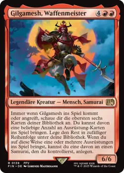 MTG Magic the Gathering FIN Gilgamesh Waffenmeister 139 rare deutsch - Image 1