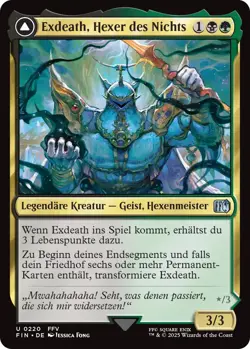 MTG Magic the Gathering Final Fantasy FIN Exdeath Hexer des Nichts 220 deutsch - Image 1