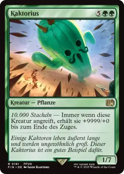 MTG Magic the Gathering Final Fantasy FIN Kaktorius 191 rare deutsch - Image 1