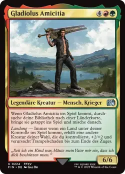 MTG Magic the Gathering Final Fantasy Gladiolus Amicitia FIN 224 deutsch - Image 1