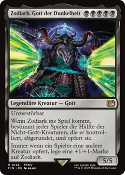 MTG Magic the Gathering Final Fantasy Zodiark Gott der Dunkelheit FIN 0128 rare - Image 1