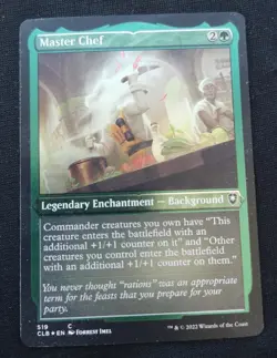 Master Chef - Etched Foil - CLB - NM Unplayed - EN - 519 - Image 1