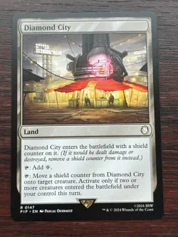 1x DIAMOND CITY - Fallout - MTG Magic the Gathering - Image 1
