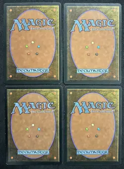 MAGIC~CIRCOLO DI PROTEZIONE: ROSSO~4X~FBB~FOREIGN BLACK BORDERED~1 EDIZIONE~LP - Image 2