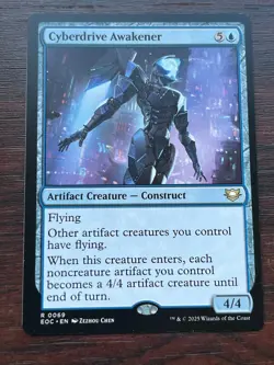 1x CYBERDRIVE AWAKENER - Commander - MTG - Magic the Gathering - Image 1
