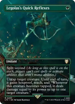 MTG The Lord of the Rings Commander - Legolas's Quick Reflexes (Foil) - Image 1