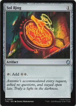 Sol Ring U Commander: Teenage Mutant Ninja Turtles 59 NM MTG - Image 1