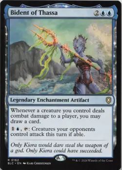 Bident of Thassa R Commander: Bloomburrow 162 LP MTG - Image 1