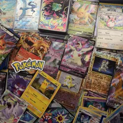 Eeveelution 2+ Cards 50 Card Pokemon Bundle Japanese + English 6 ex VMAX + HOLOS - Image 1
