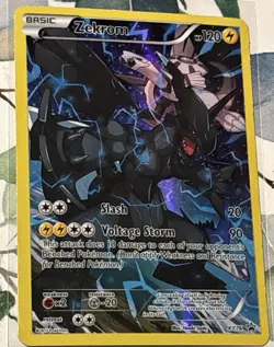 Zekrom XY76 Black Star Promo - Full Art - Pokemon Card XY 2015 LP - Image 1