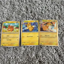 Pawmo, Pawmi, Pawmot ME Phantasmal Flames Cosmos Holo Set Of 3 Pokemon NM - Image 1