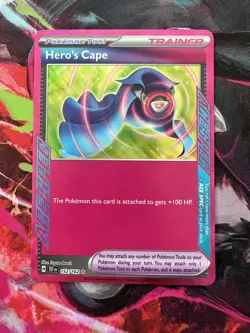 Hero's Cape 152/162 SV05 ACE Spec: Pokemon Temporal Forces Holo Near Mint - Image 1