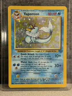 Vaporeon 12/64 - 1999 Pokemon Jungle - Holo - Image 1