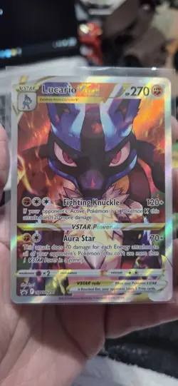 Lucario VSTAR SWSH291 NM Sword & Shield Holo Promo Pokemon - Image 2