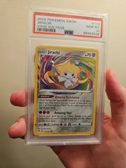 Pokemon - Jirachi - PSA10 - 2020 Vivid Voltage - Image 1