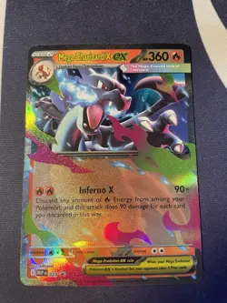 Mega Charizard X Ex #29 | Pokemon MEP: Mega Evolution Black Star Promo | NM - Image 1