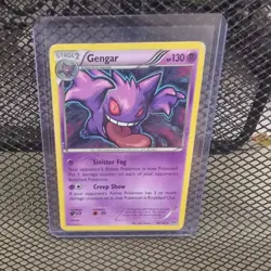 Pokemon TCG Gengar 60/162 Breakthrough Non Holo Rare Card LP-MP Condition - Image 1