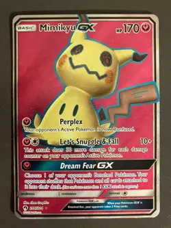 Pokemon Mimikyu GX (Full Art) - SM - Lost Thunder (SM8) 206/214 Ultra Rare NM - Image 1